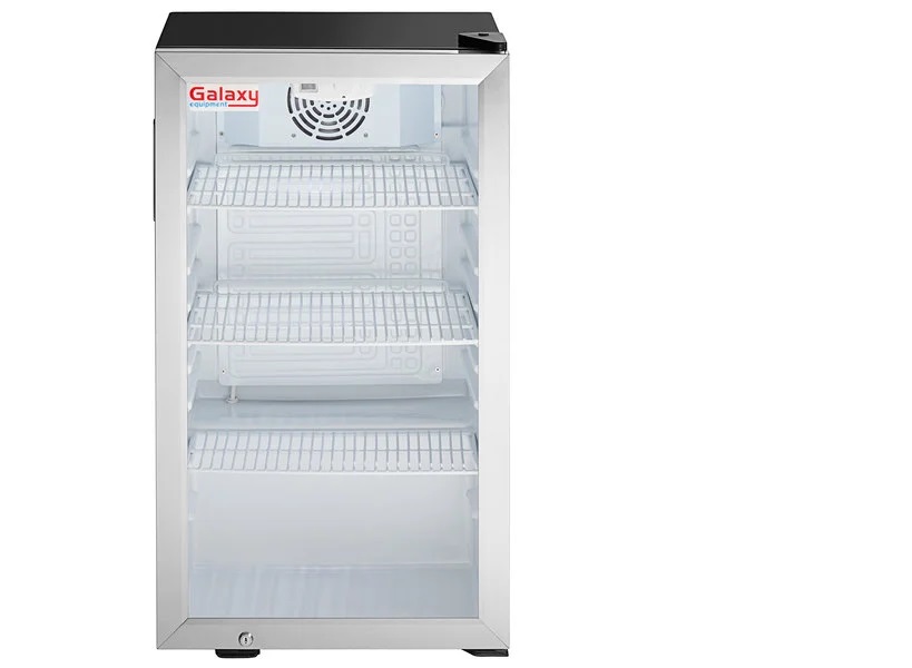 REFRIGERADOR VERTICAL EXHIBIDOR- MARCA GALAXY EQUIPMENT- MODELO CRG4- 4 PIES