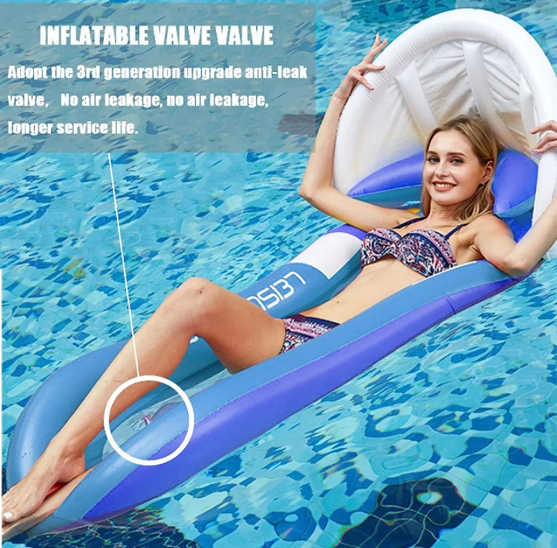 Inflable tumbona flotador para piscina relajación 