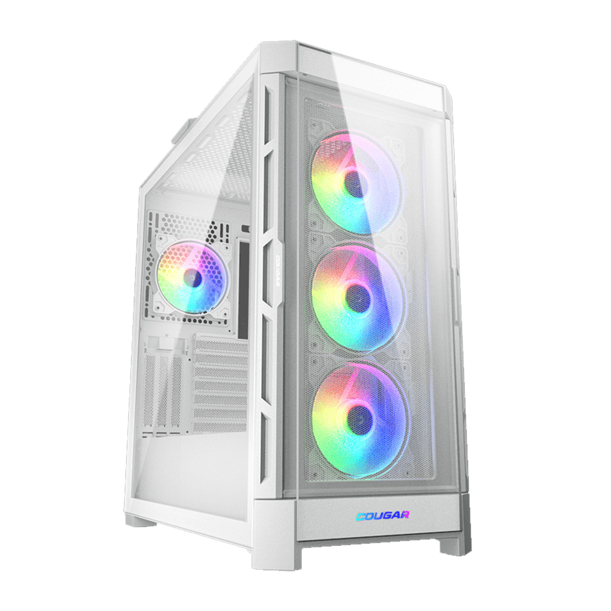 Gabinete Cougar Douface Pro Con Ventana Midi-Tower Atx Usb 3.0 Sin Fuente Rgb Blanco