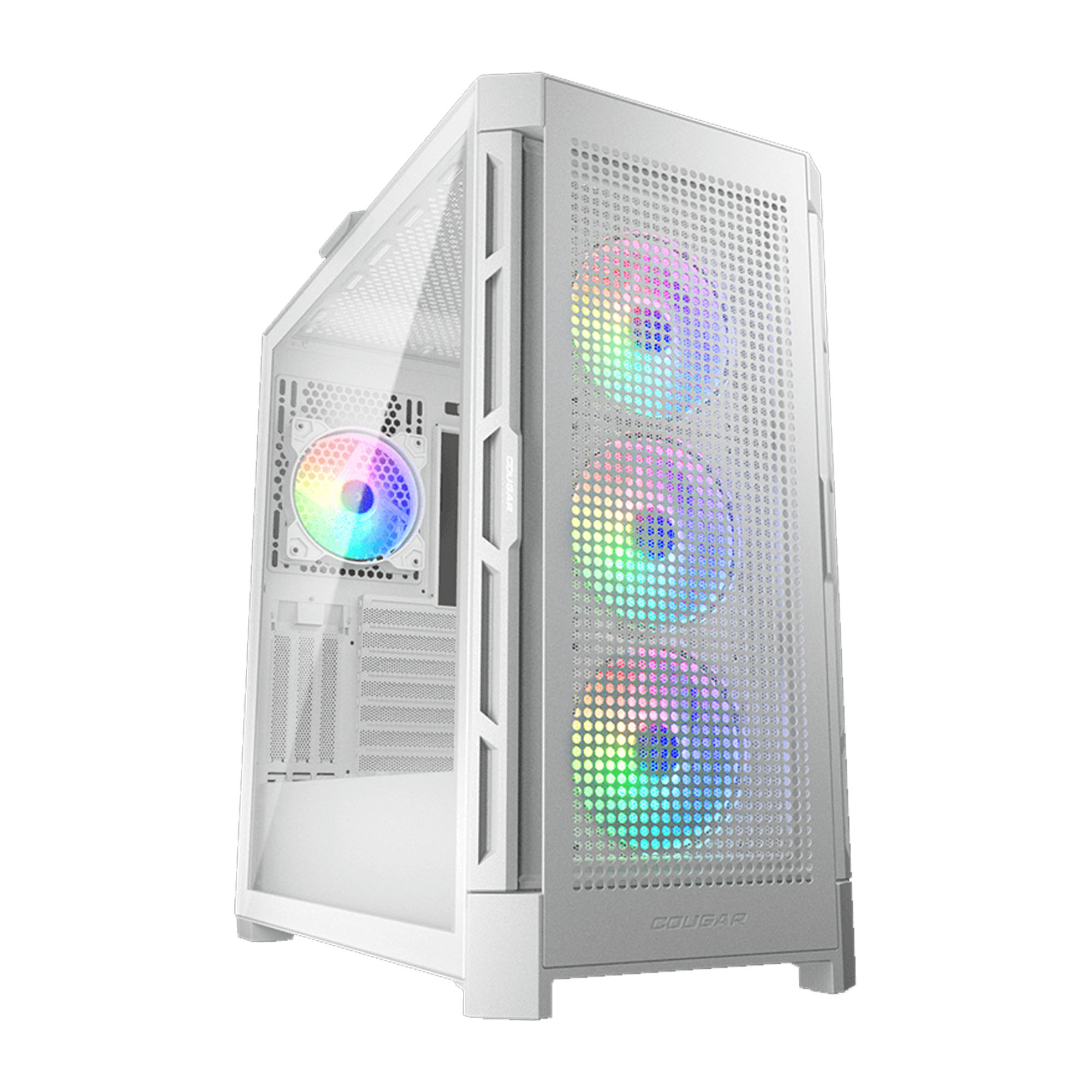 Gabinete Cougar Douface Pro Con Ventana Midi-Tower Atx Usb 3.0 Sin Fuente Rgb Blanco