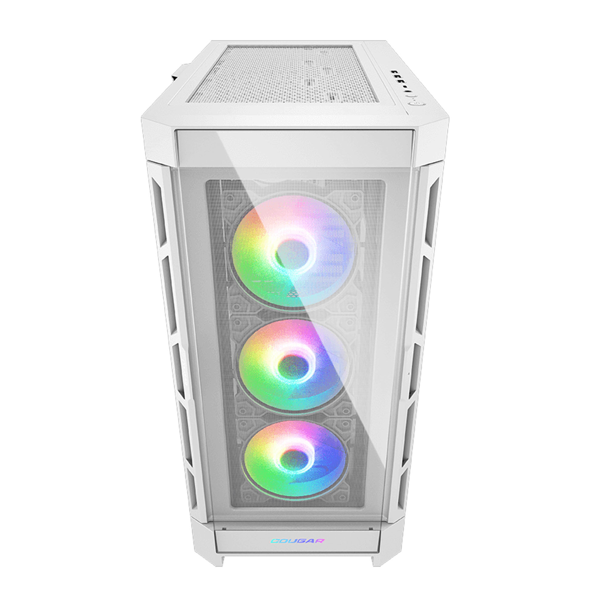 Gabinete Cougar Douface Pro Con Ventana Midi-Tower Atx Usb 3.0 Sin Fuente Rgb Blanco