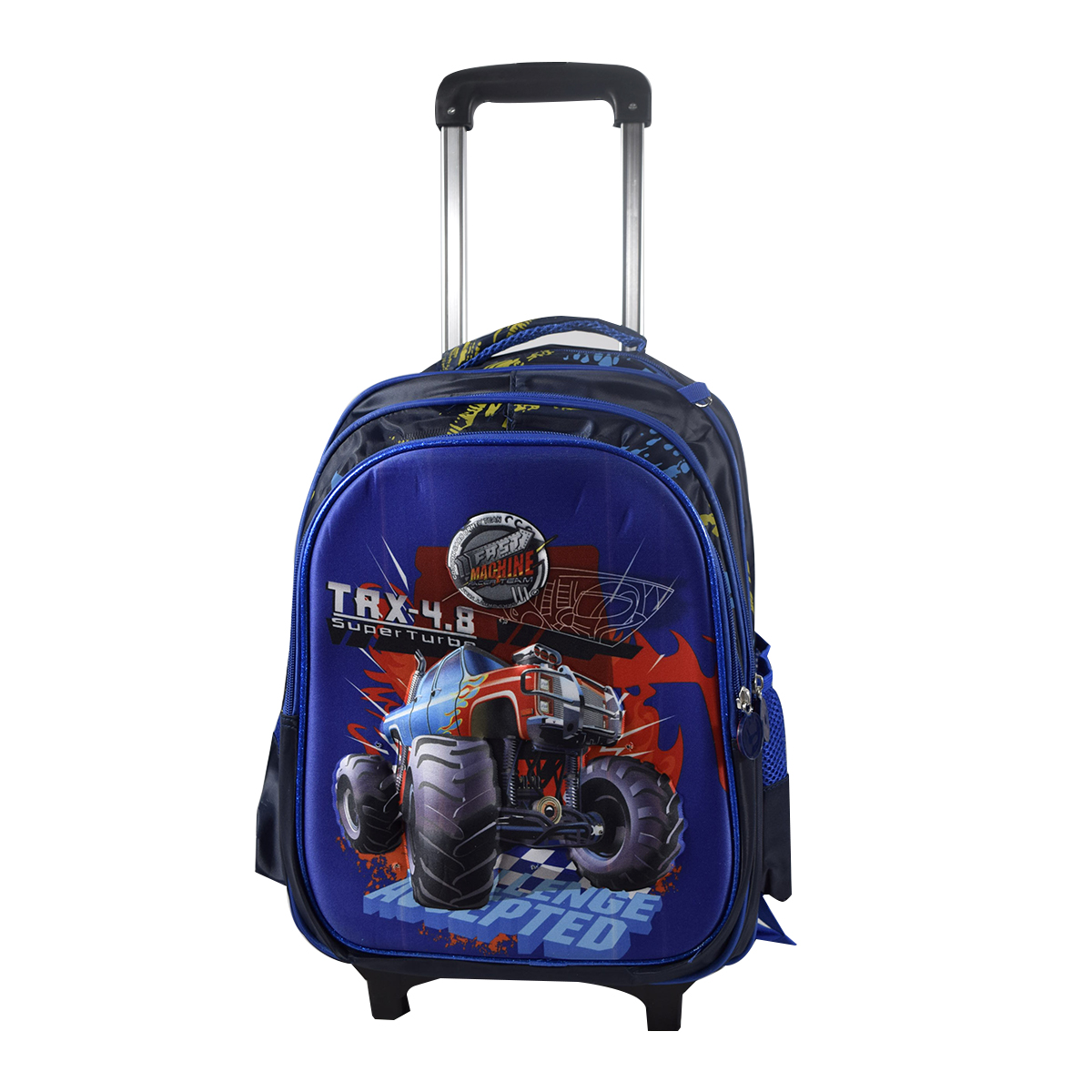 Kit Mochila Escolar De Llantas Infantil Con Luces Diseños