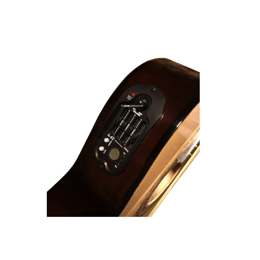 Guitarra Electroacústica McCartney Natural Con Cuerdas de Acero 