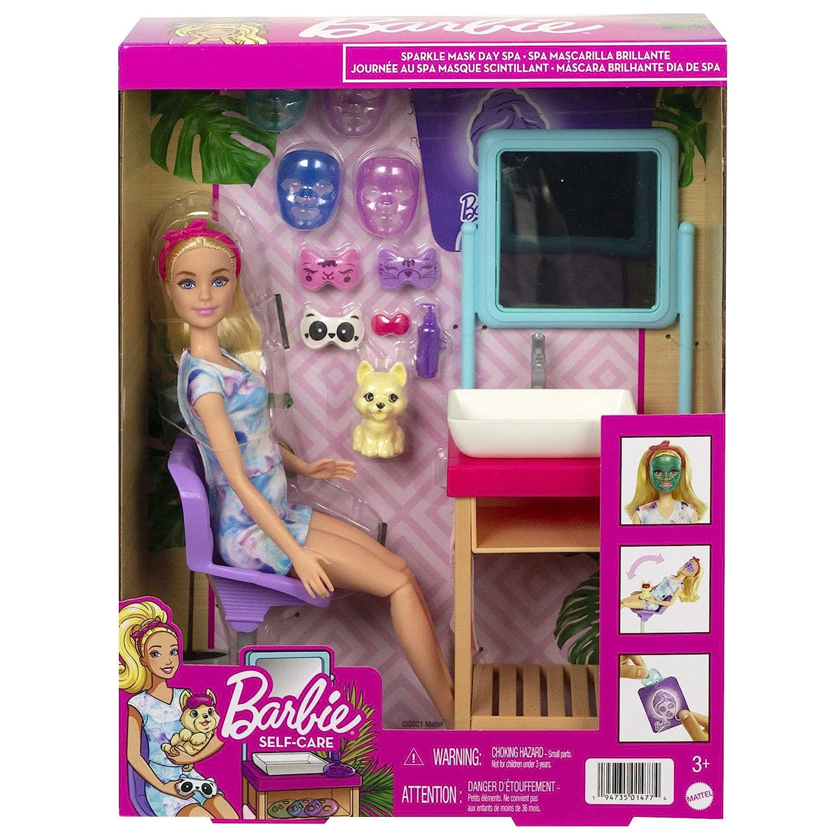 Barbie Wellness Dia de Spa de Mascarillas
