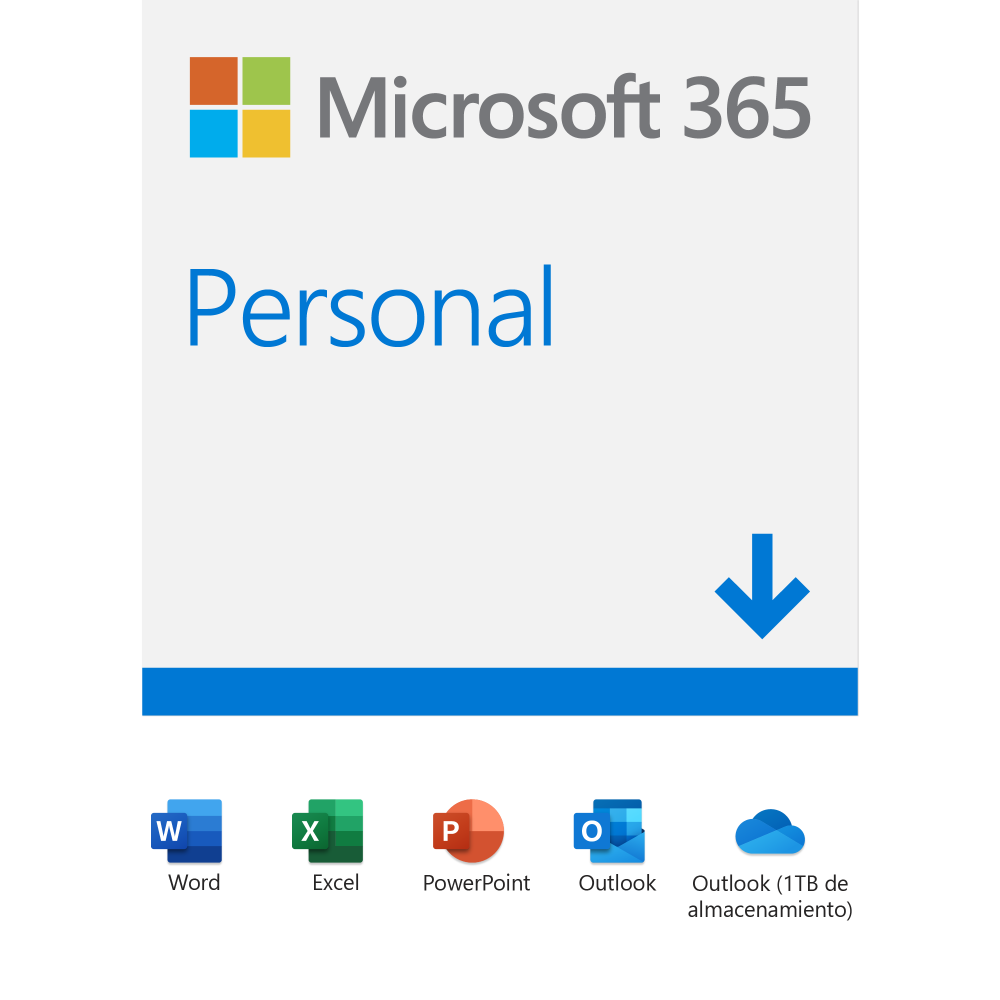 Office 365 Personal 1 user 1 año 5 dispositivos