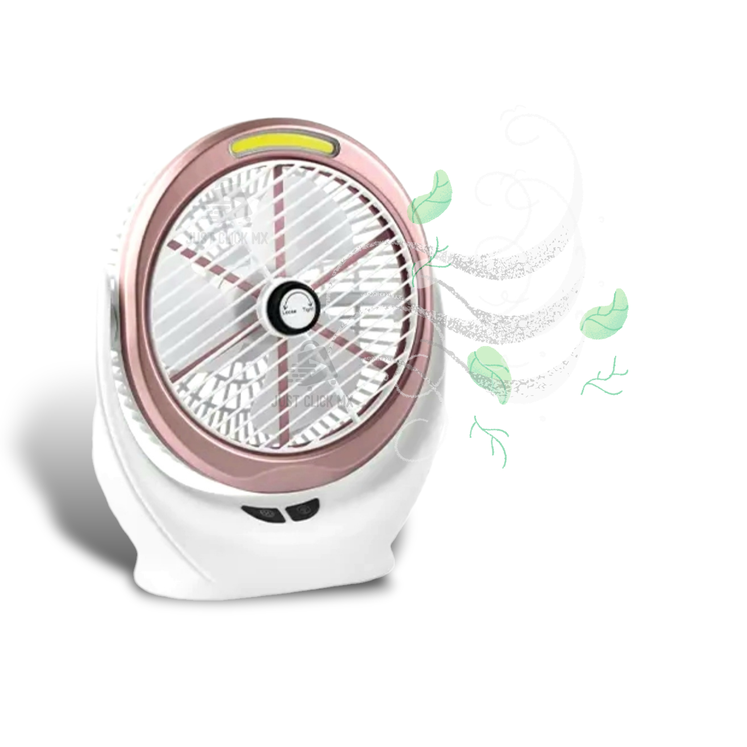 Ventilador de Escritorio Portátil con LED
