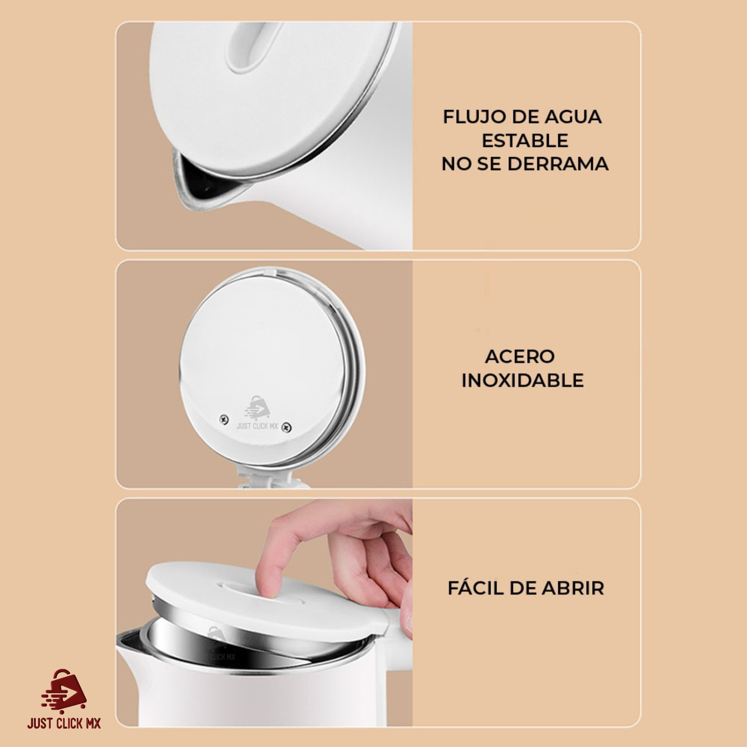 Tetera Hervidor de Agua Eléctrico