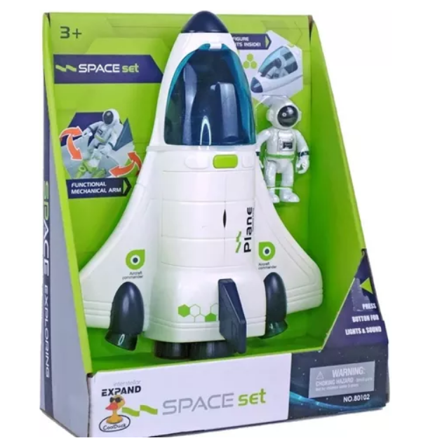 Cohete Espacial Juguete Escala Luz Sonido