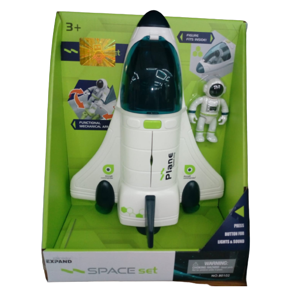 Cohete Espacial Juguete Escala Luz Sonido