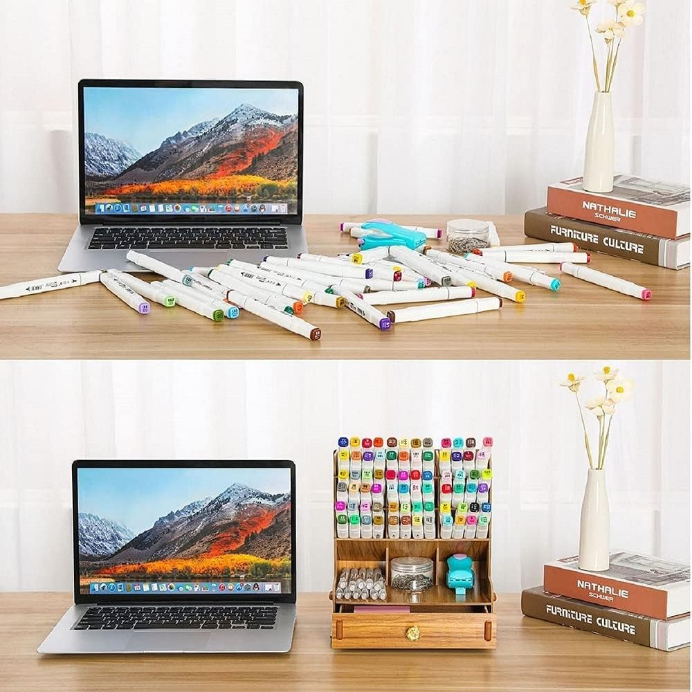 Organizador de escritorio con Cajones