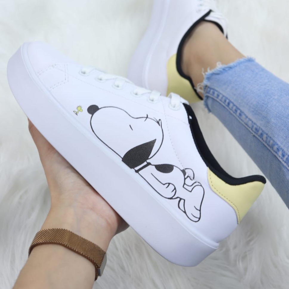 Snoopy / tenis casual con dibujo