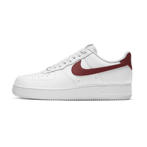 Nike air force blanco con online rojo