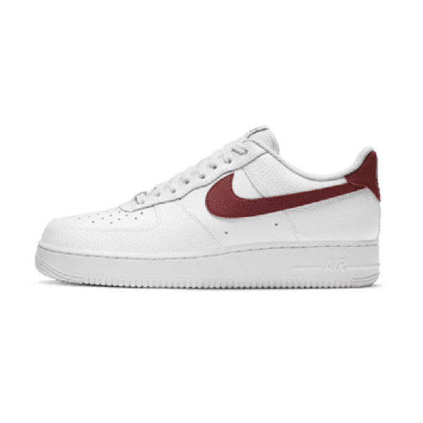 Tenis Air Force 1 '07 blanco/rojo Hombre.