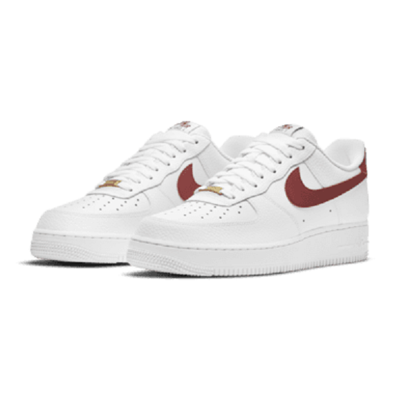 Tenis Air Force 1 '07 blanco/rojo Hombre.