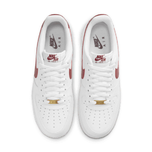 Tenis Air Force 1 '07 blanco/rojo Hombre.