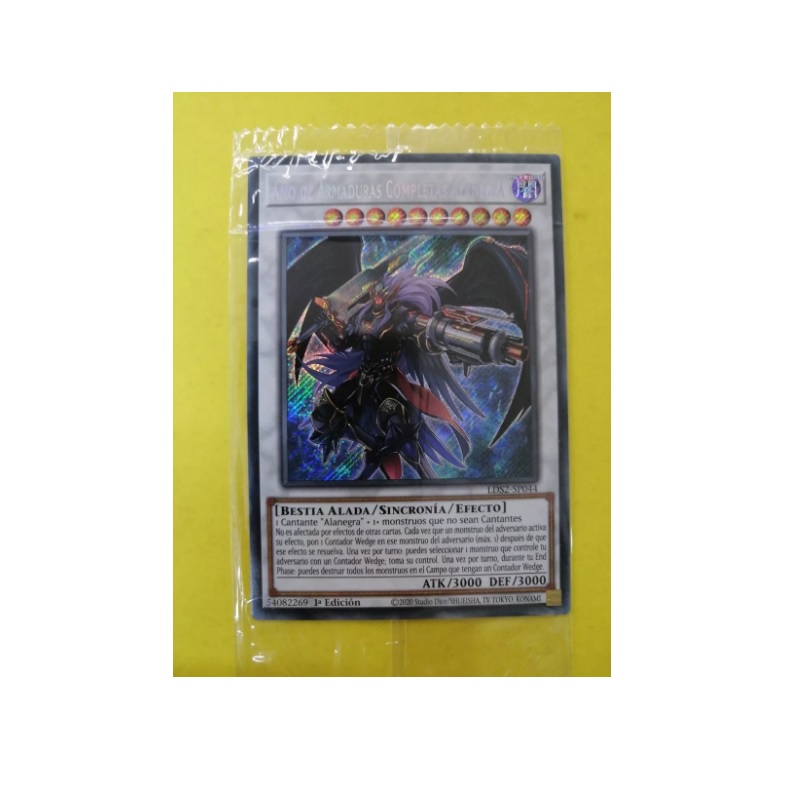 Yugioh Amo de Armaduras Completas Alanegra Secret Rare - Konami