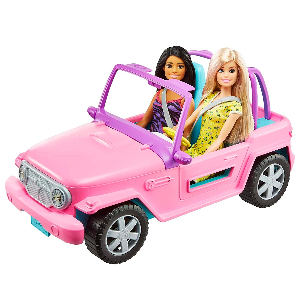 Barbie Estate Jeep con Muñeca y Amiga