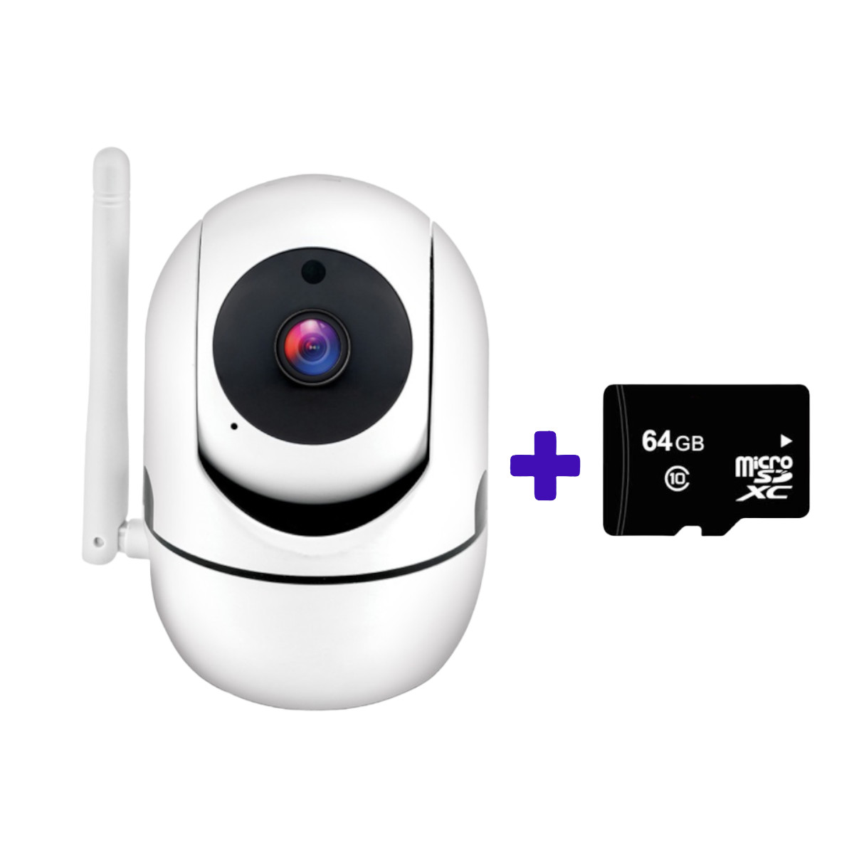 Kit Camara Vigilancia Wifi Tp-link Tapo C500 + Micro Sd 64gb Color Blanco