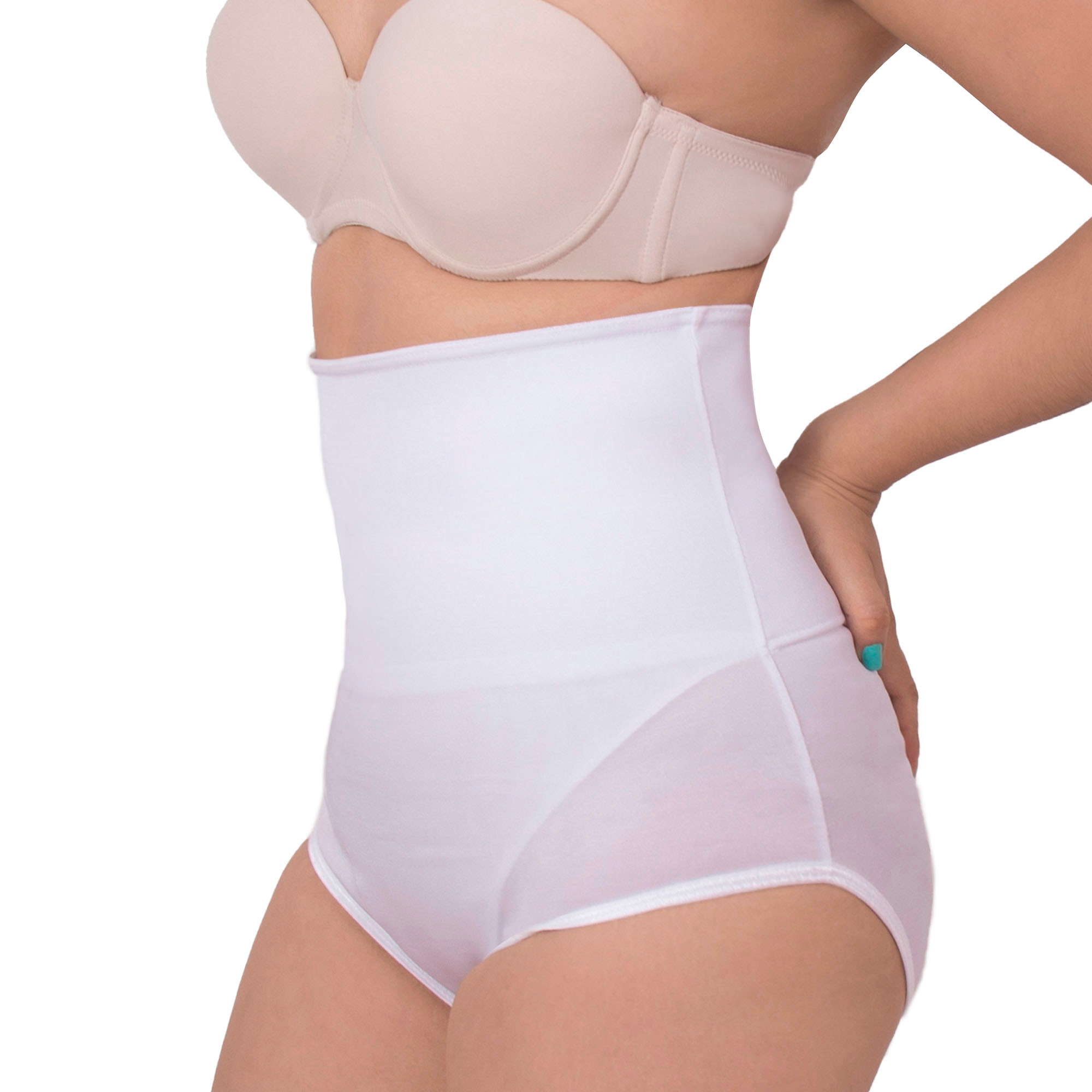 New Form Panty Faja Cintura Alta Con Tela Stretch Suave