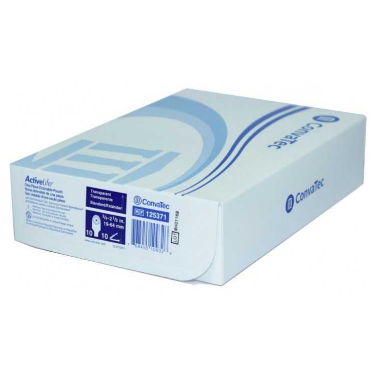 Bolsas para Colostomia Activelife Convatec 10 bolsas y 10 pinzas - Médica Depot