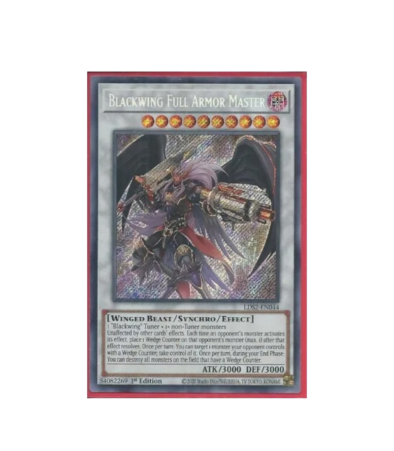 Yu-Gi-Oh! Blackwing Full Armor Master - LDS2-EN044 Secret Rare 1st Edition Collectible Card - View #13