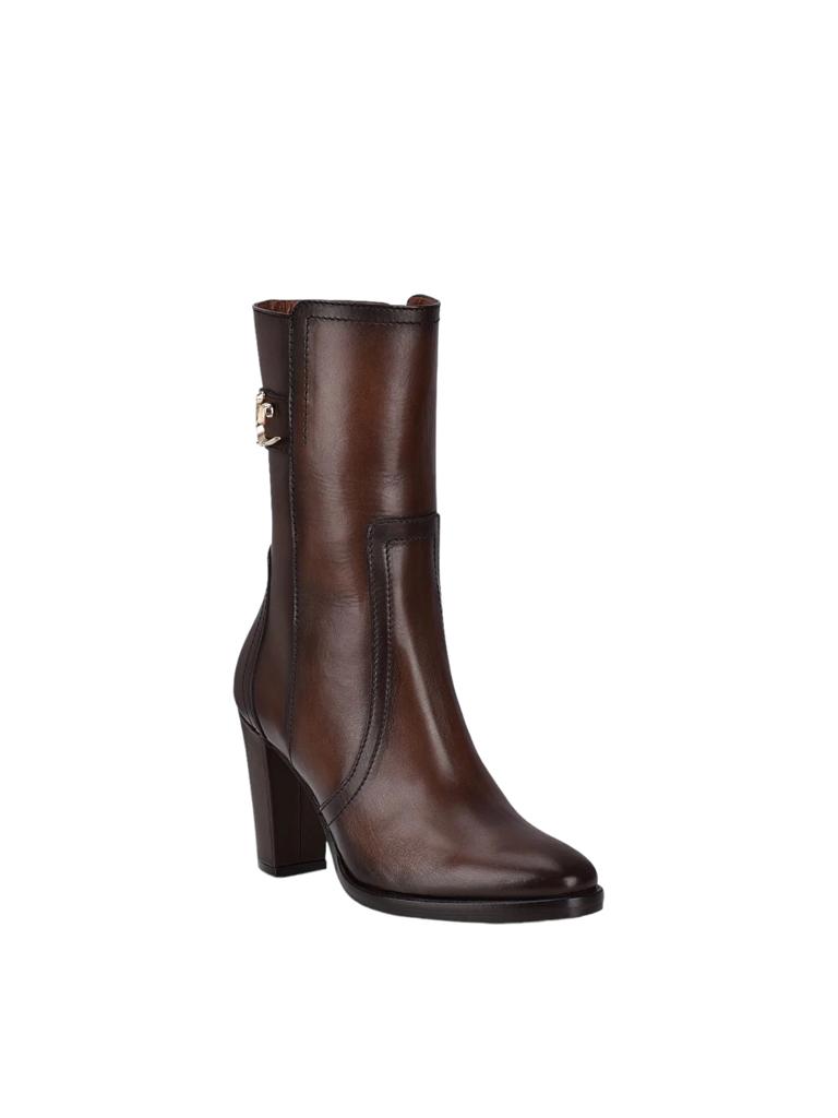 Bota Franco Cuadra Para Dama En Piel Genuina