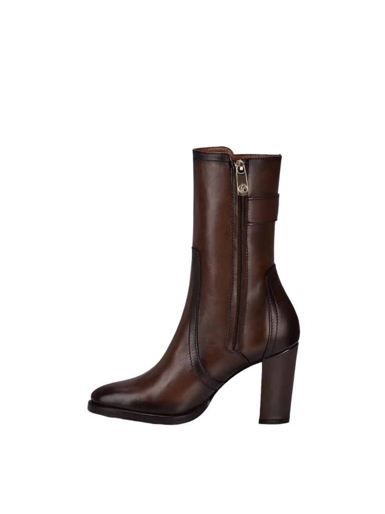 Bota Franco Cuadra Para Dama En Piel Genuina