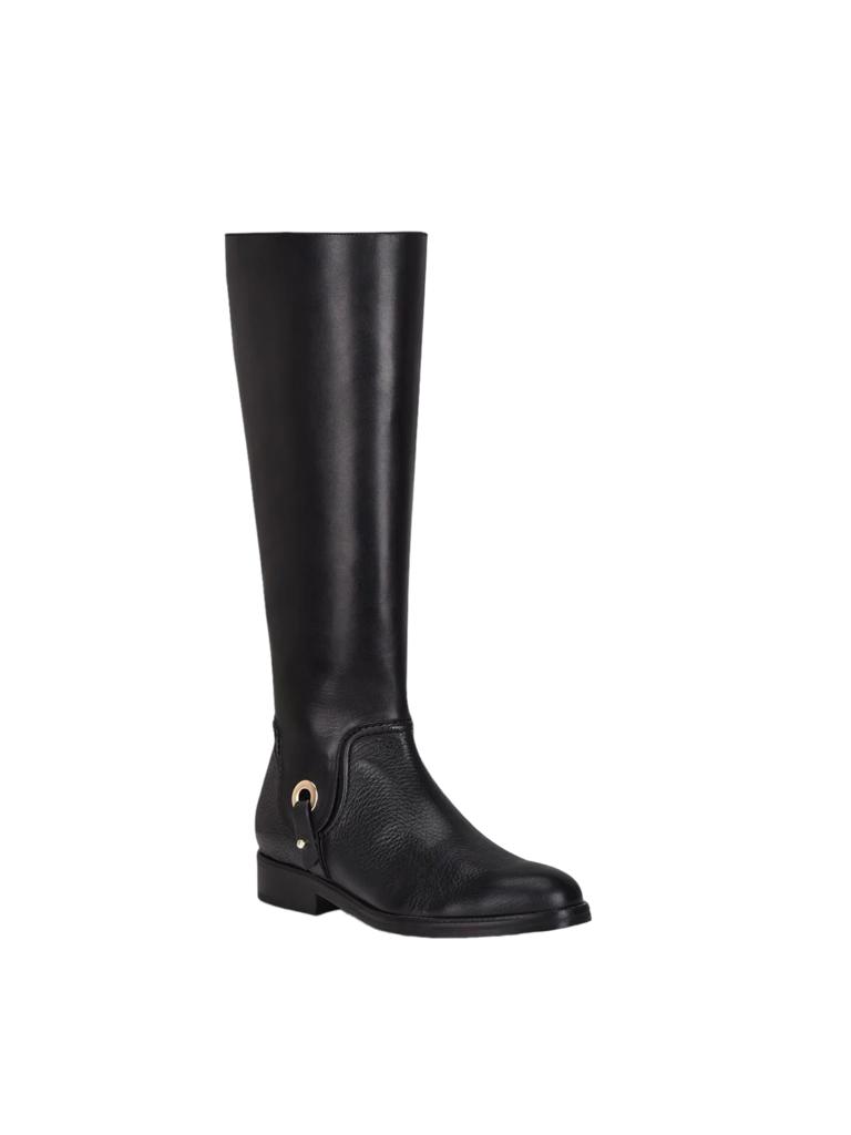 Bota Franco Cuadra Alta En Piel Venado Para Dama