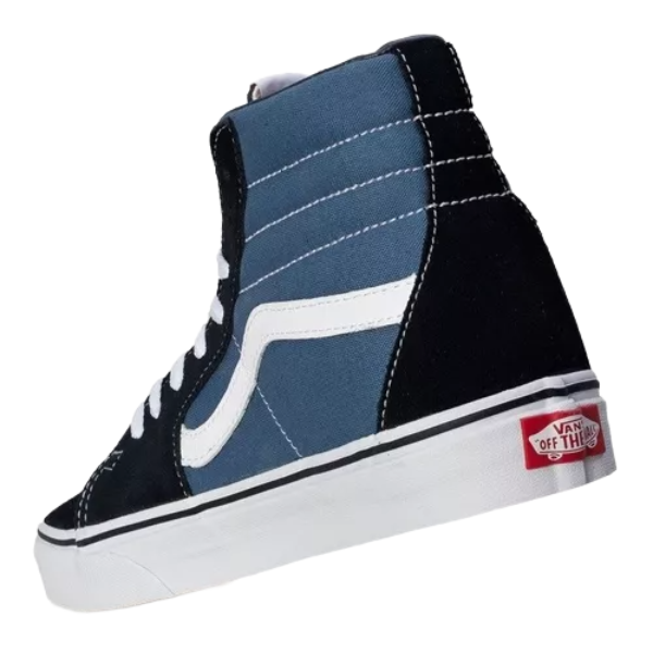 Tenis Vans Hombre Old Skool Bota Azul Con Negro