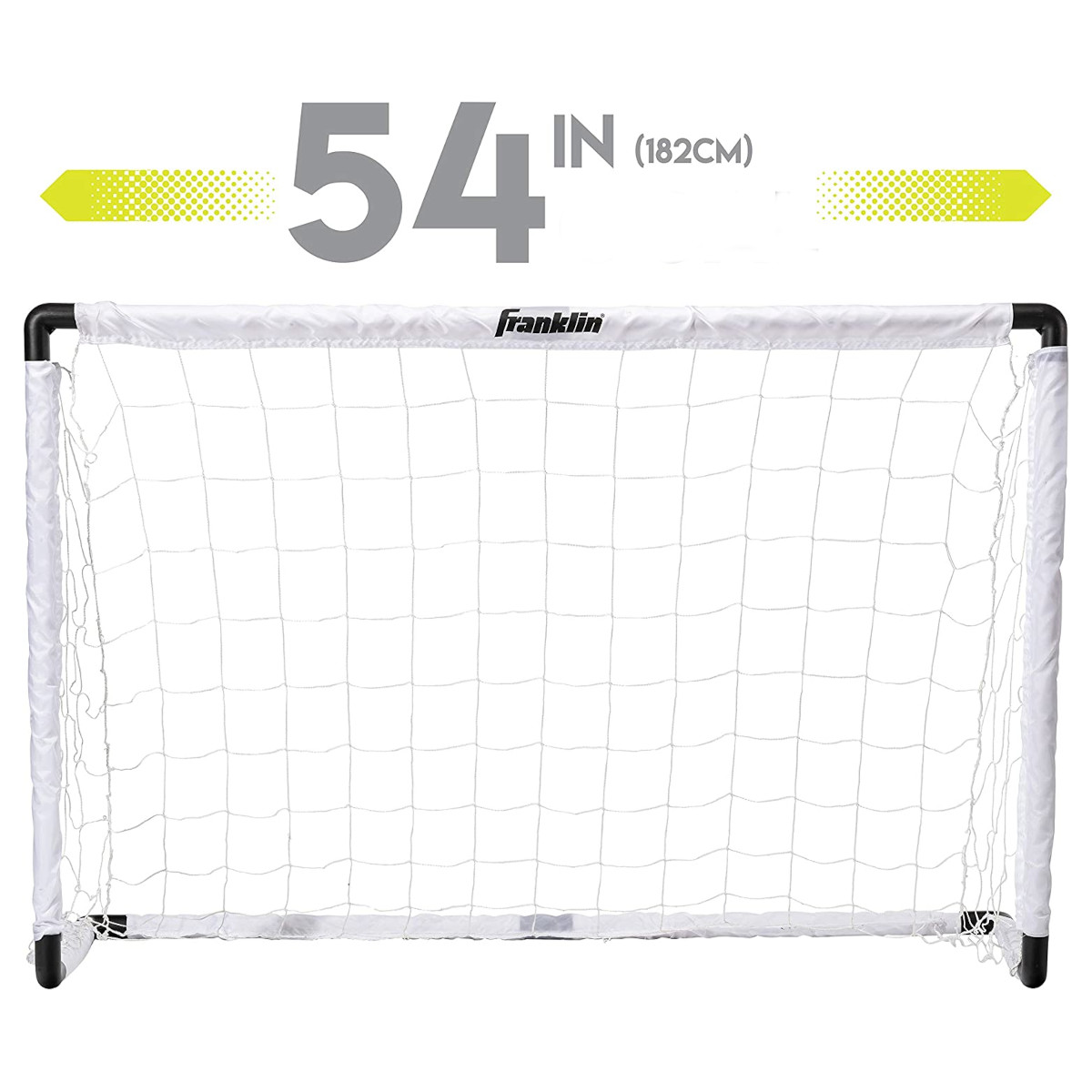 Franklin Sports: Juego de 2 Portería de Fútbol para Niños - Portátiles y Estacas de Tierra - Medidas de 54 x 36 Pulgadas