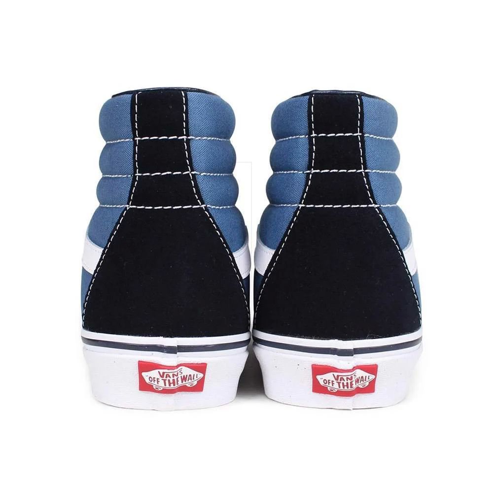 Vans azules con negro hot sale