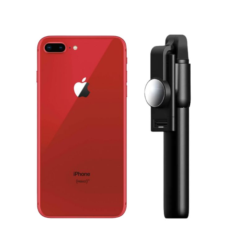 iPhone 8 Plus 256GB Rojo Reacondicionado Grado A + Bastón Bluetooth