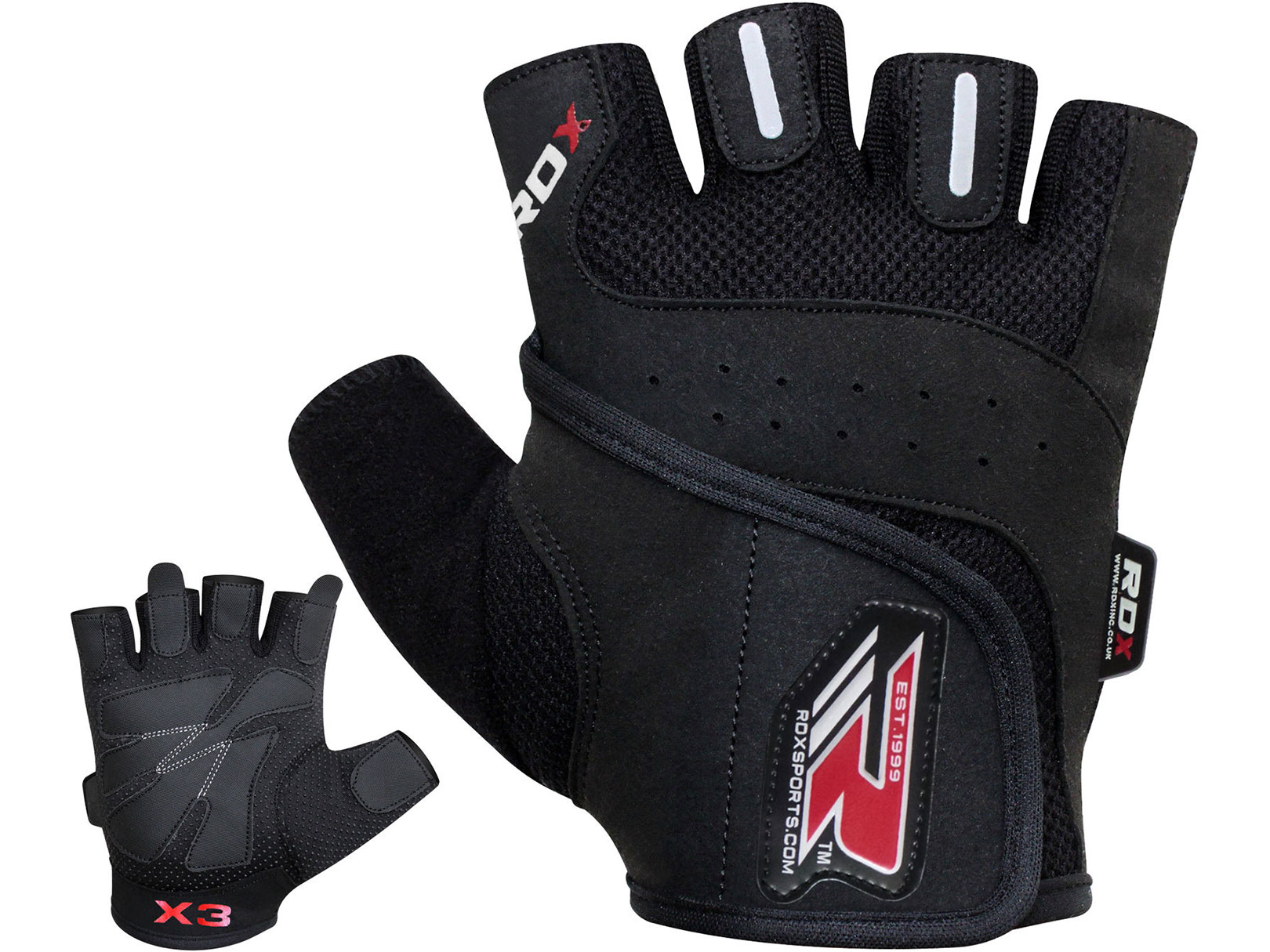 Guantes Rdx Gym S2 Entrenamiento Pesas Gimnasio Crossfit