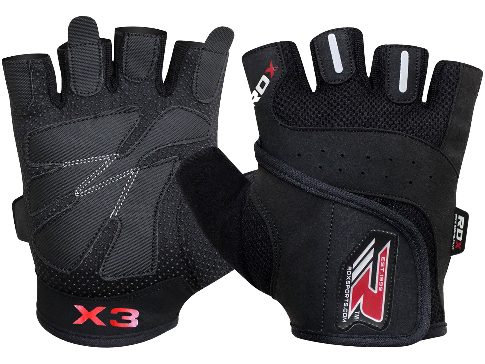Guantes Rdx Gym S2 Entrenamiento Pesas Gimnasio Crossfit