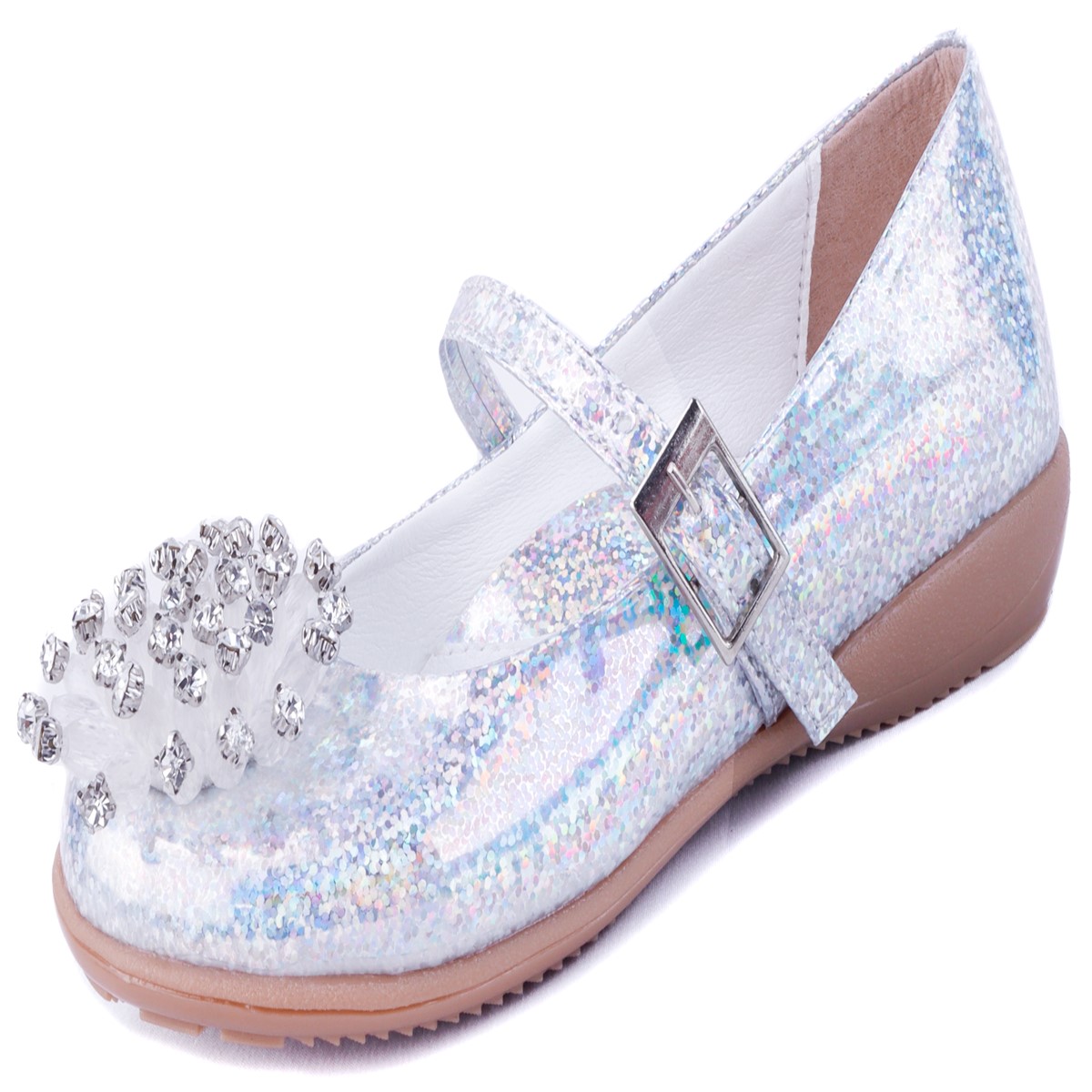 Zapatos Princesas Elsa Y Ana Balerina Arco Soporte Cómodo 06-ga-lp.