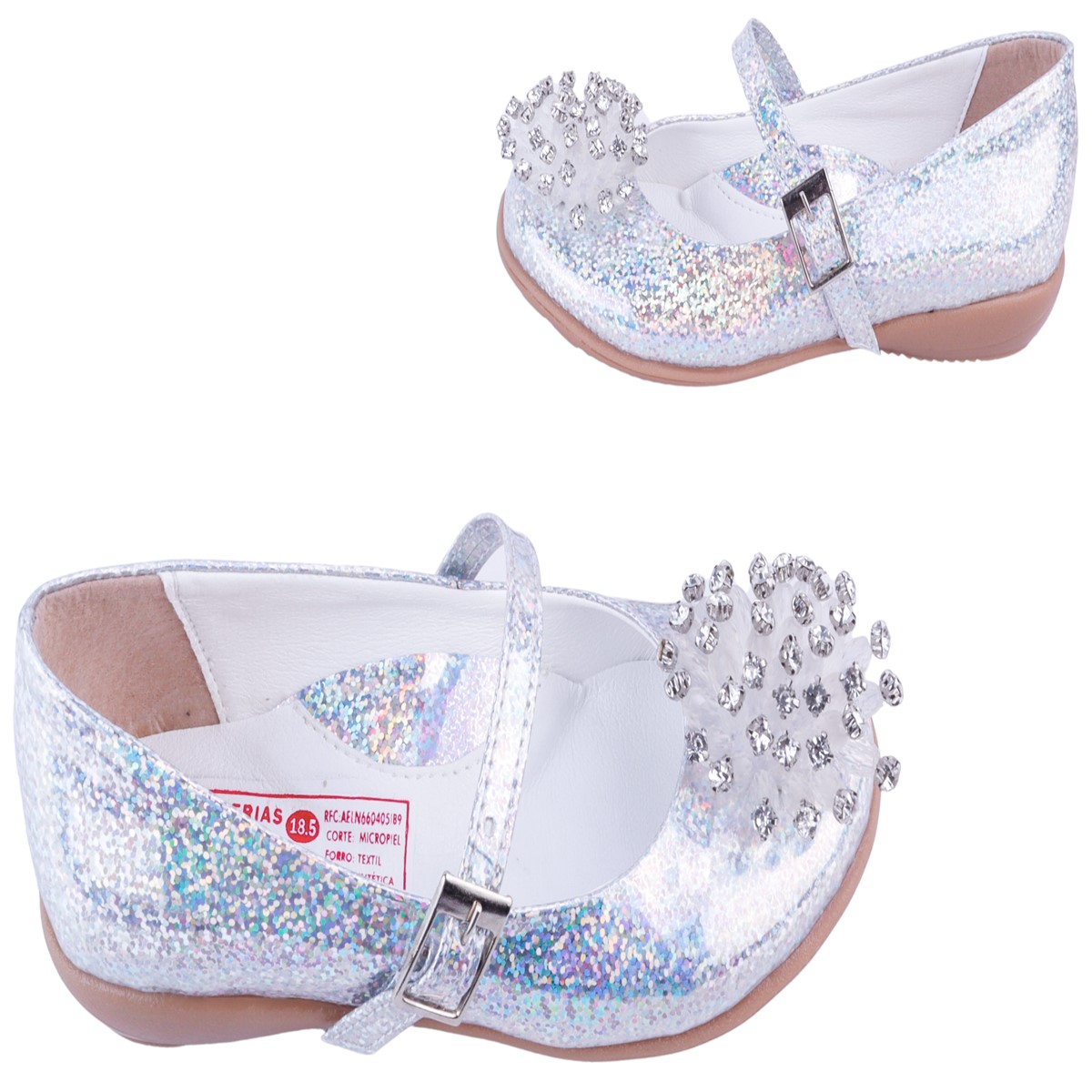 Zapatos Princesas Elsa Y Ana Balerina Arco Soporte Cómodo 06-ga-lp.