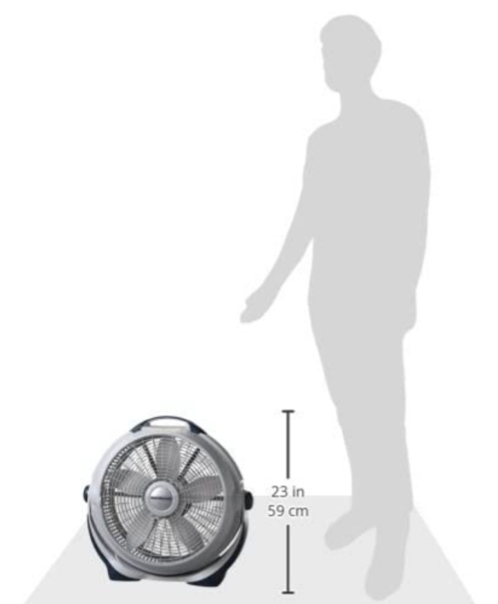 Ventilador De Piso Lasko 3300m 20 Pulgadas 3 Velocidades