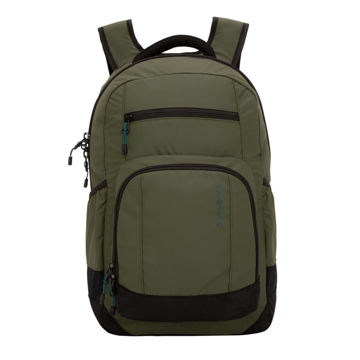 Mochila backpack para hombre marca Samsonite, color verde olivo, mod. 1103097