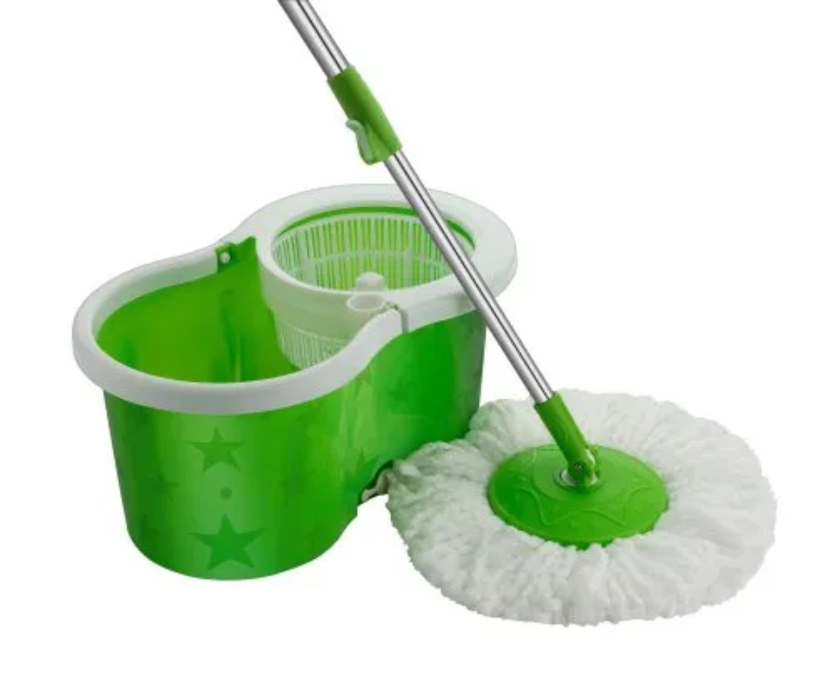 Trapeador Spin Con Cubeta Exprimidor