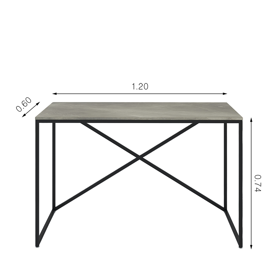 Escritorio YAAKUN Cubierta Marmol Santo Tomas