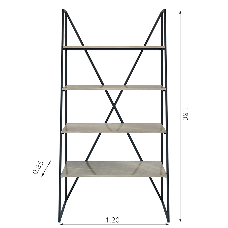 Librero TUUKUL Cubierta Marmol Santo Tomas,Muju
