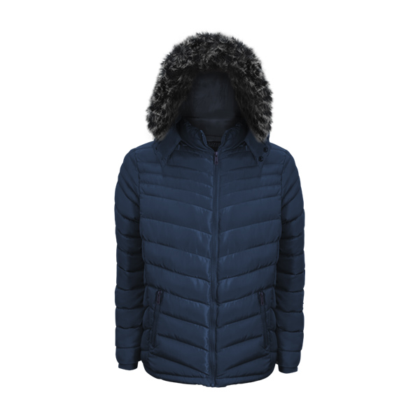 Chamarra para caballero Jared con capucha afelpada de la parte exterior, cierres metalicos y perfecta para combinar con toda tu ropa 