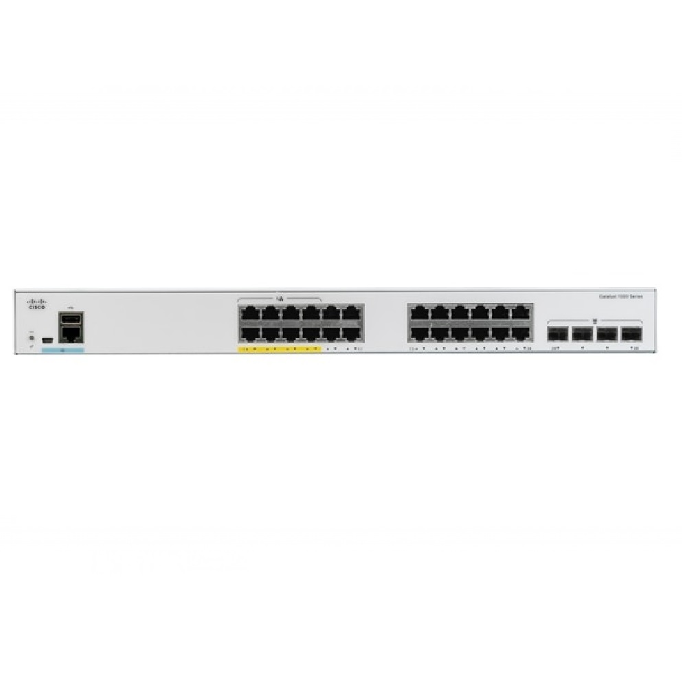 Switch Cisco Gigabit Ethernet Catalyst 1000, 24 Puertos PoE 370W