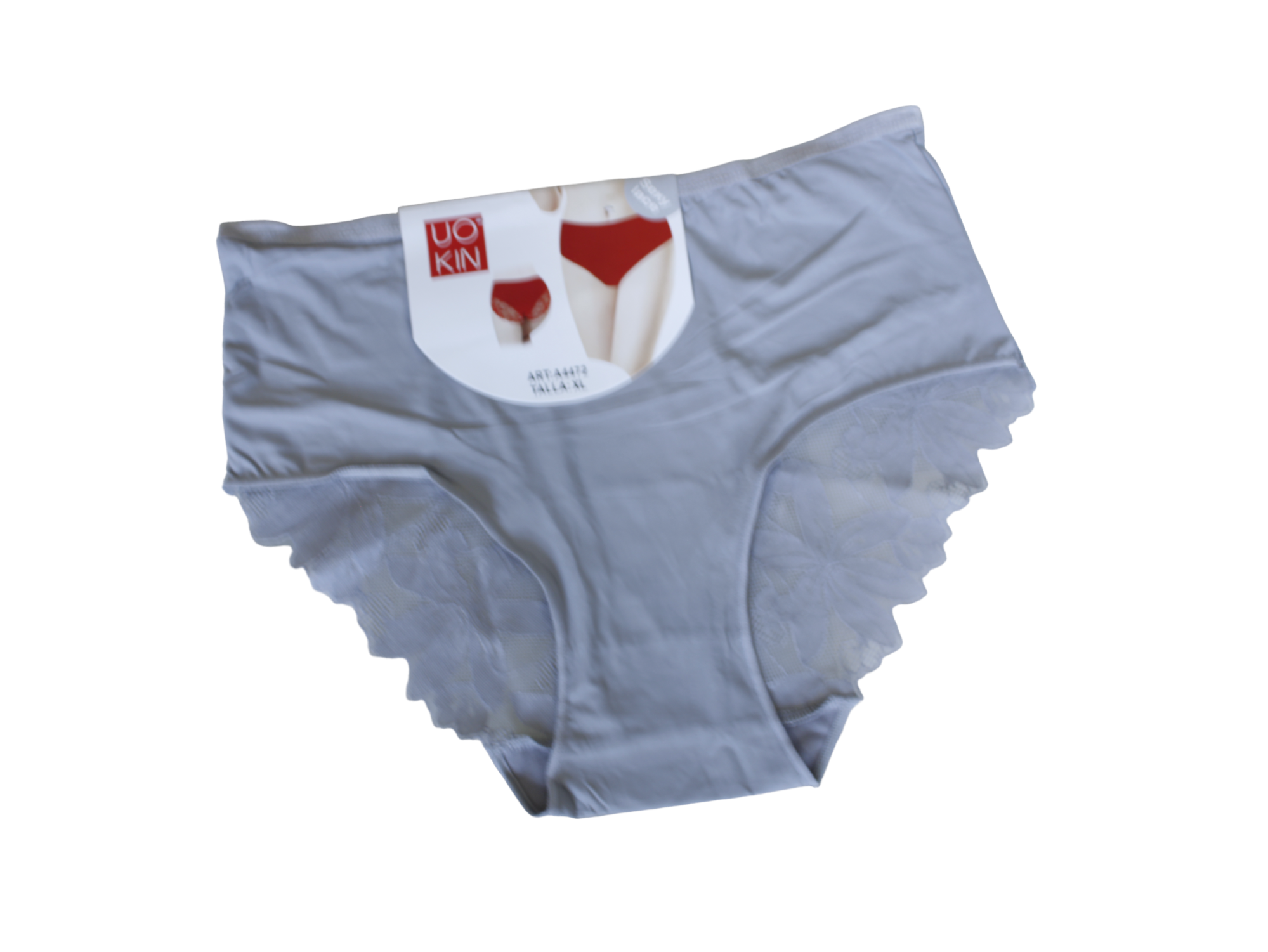 Set 4 Bragas Curvy - UOKIN - Estilo Bikini Con Encaje - A4472 - Para Mujer