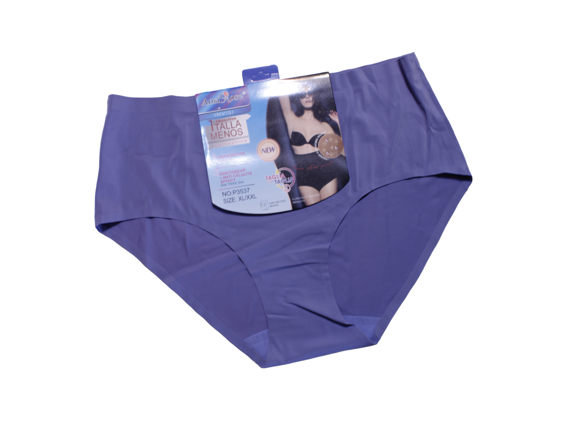 Set De 3 Pantaletas Cuvy - Aosi Rose - Sin Costuras,/Reductoras - P3537 - Mujer