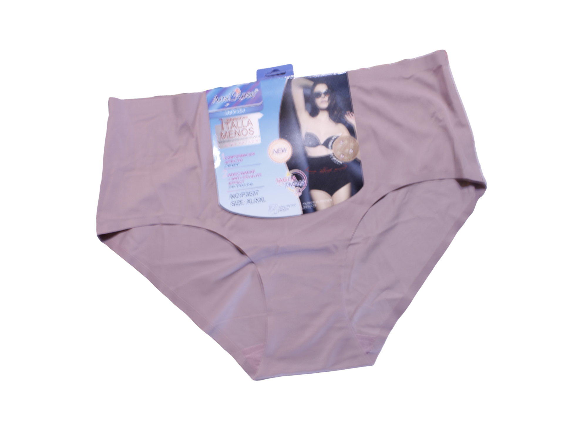 Set De 3 Pantaletas Cuvy - Aosi Rose - Sin Costuras,/Reductoras - P3537 - Mujer