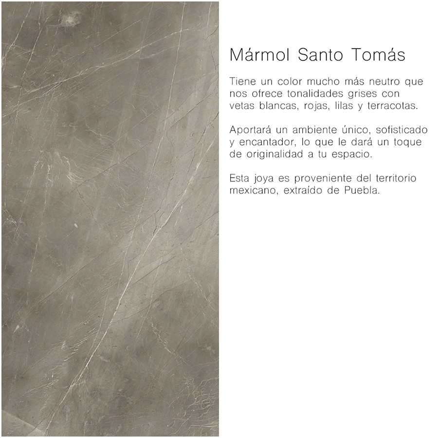 Librero TUUKUL Cubierta Marmol Santo Tomas,Muju