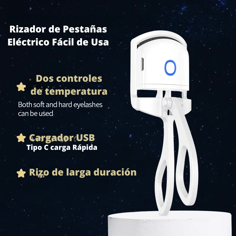 ENCHINADOR RIZADOR DE PESTAÑAS ELÉCTRICO