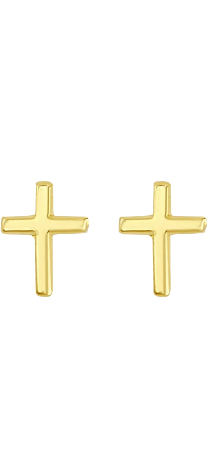 Broquel Cruz Lisa En Oro De 10 K + Obsequio + Envío