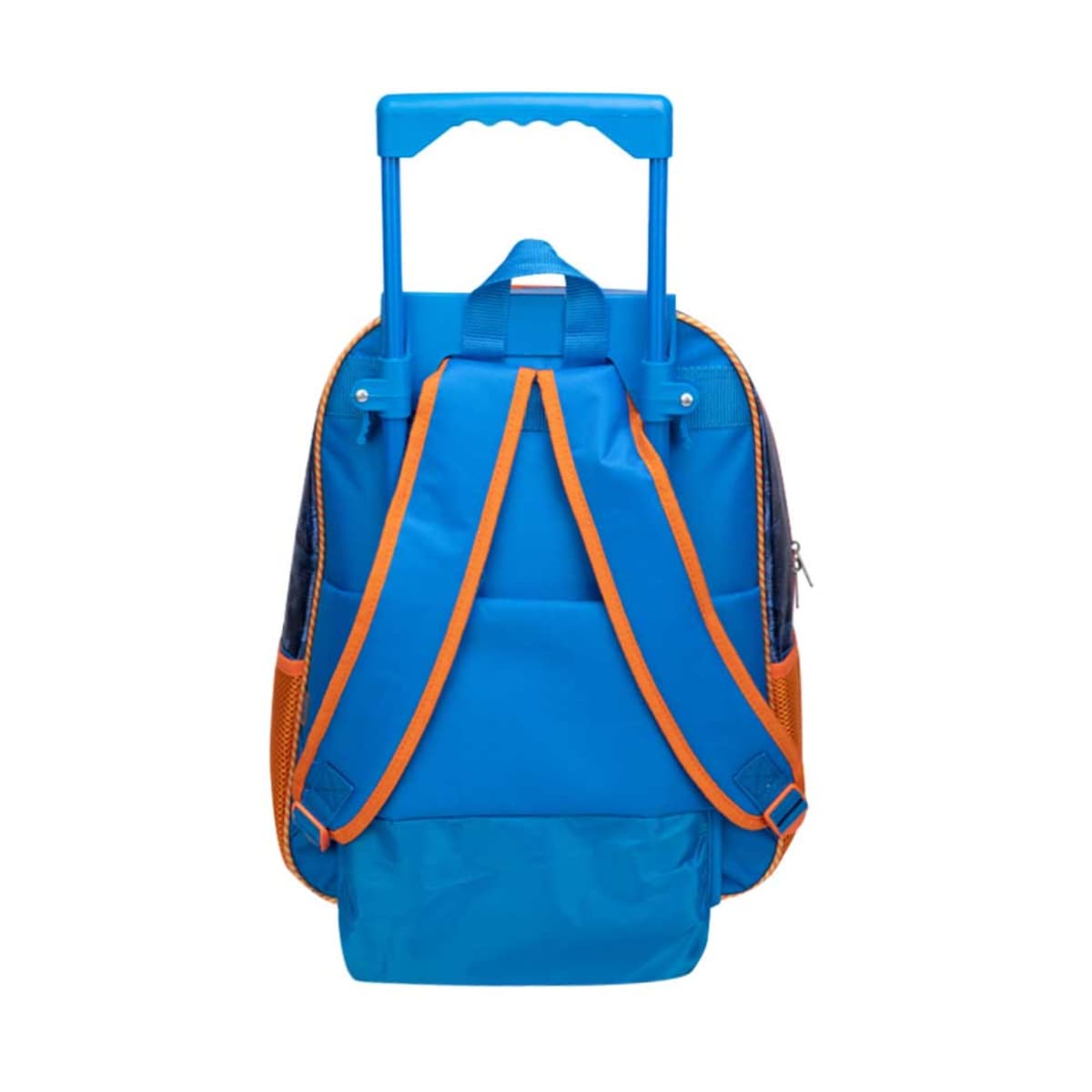 Mochila con ruedas para niño de la película Onward de Pixar, color azul con naranja, mod. 942665